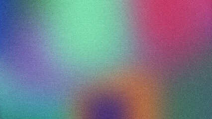 Colorful Gradient and Grainy Noise for Futuristic Poster Designs