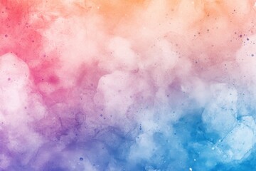 Fototapeta premium Soft pink, blue, and orange watercolor gradient texture. 