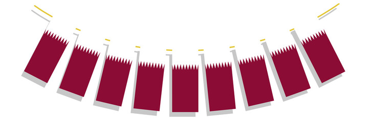 qatar flag, qatar state flag, bunting flag of qatar, qatar country, state flag, qatar, flag, country, bunting flag, bunting flag of qatar isolated on white, bunting flag of qatar png, png, banner