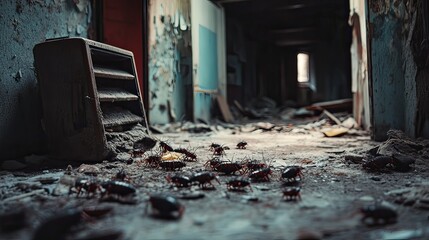 Cockroaches and very dirty places. 