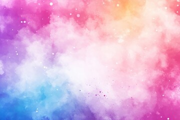 Obraz premium Soft pink, purple, and blue watercolor cloud background. 