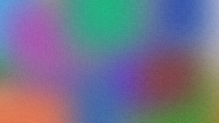 Colorful Gradient and Grainy Noise for Futuristic Poster Designs