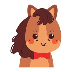 Naklejka premium Cute cartoon vector illustration