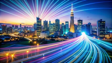 High-Speed Data Transfer Concept with Optical Fiber in Drone Photography