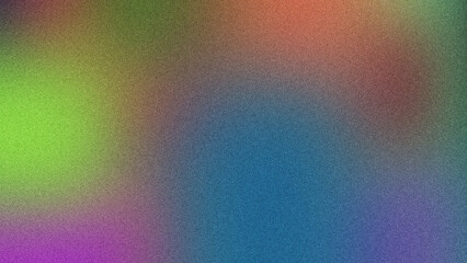 Colorful Gradient Background with Grainy Noise Texture. Modern and Futuristic Design with Smooth Fluid Shapes, Ideal for Posters with a Unique Visual Appeal.