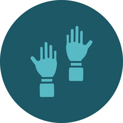 Obraz premium Hand up Icon Design