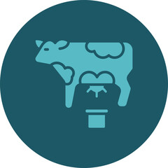 Milking Icon Design