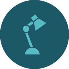 Desk Lamp Icon Design