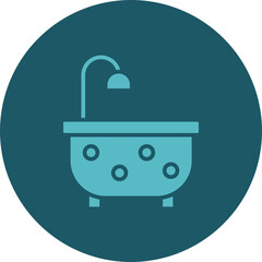 Bathtub Icon Design