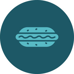 Hot Dog Icon Design