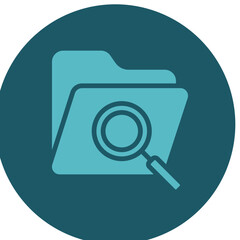 Folder Search Icon Design
