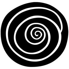 Abstract floral vector element