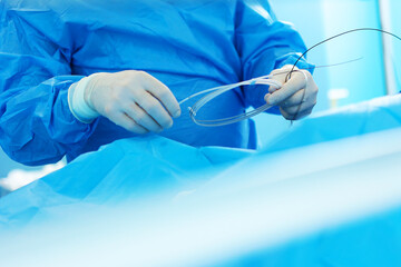 Surgery on blood vessels. Endovascular surgery. Surgical interventions on blood vessels. Prevention...