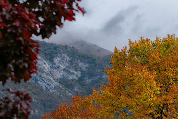 autumn in the mountains