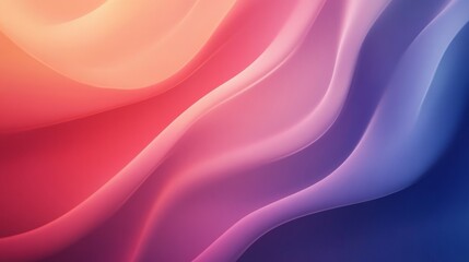 Fototapeta premium Abstract Grainy Gradient Background with Soft Flowing Curves. Fluid Background Texture