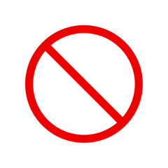 Prohibition sign