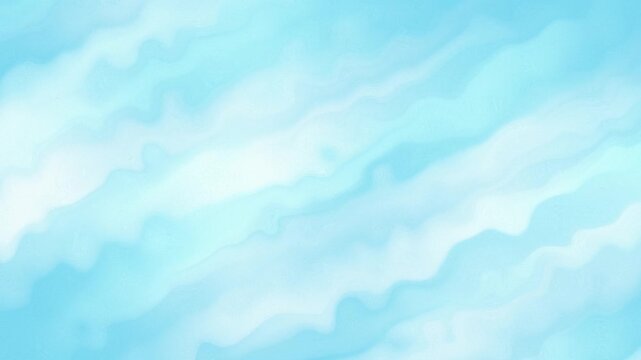 Abstract watercolor background with moving blue waves. Animated background for vertical and horizontal use.