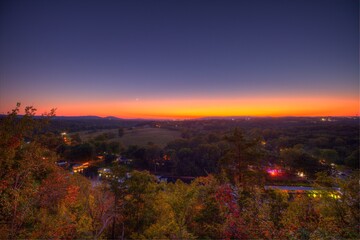 Sunset at Point Lookout, Missouri
