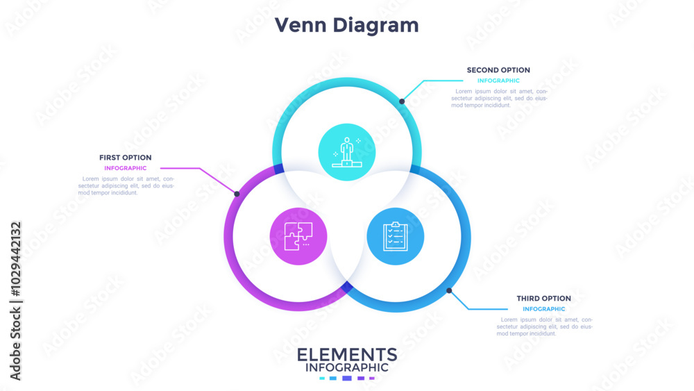 Wall mural modern vector infographic banner