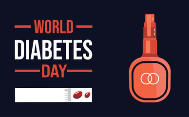 World Diabetes Day. Diabetes celebrated every year on November 14