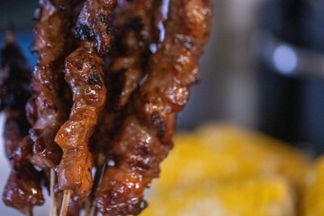 Close up on Satay