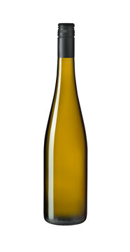 bottle of white wine, a bottle of riesling