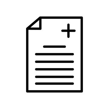 recommend clip art: Form icon Thin line art isolated