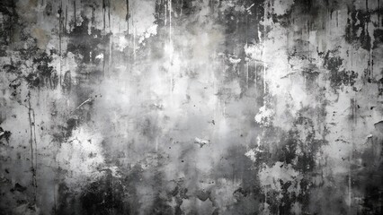 Fototapeta premium Abstract Grunge Black and White Distressed Texture Background
