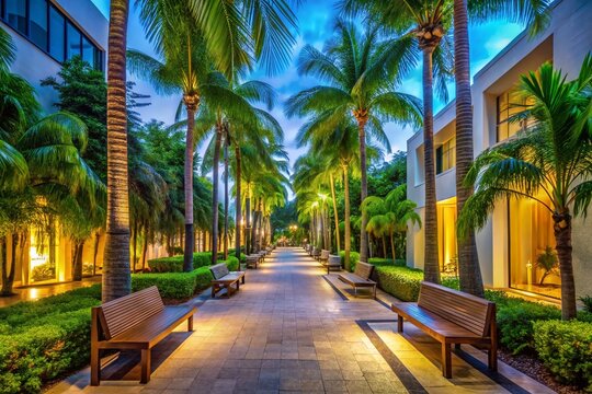 Minimalist Coconut Grove Architecture and Nature in Cocowalk, Miami