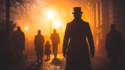 Mysterious Foggy City Ghost Tour at Night