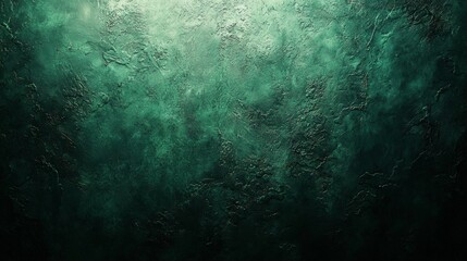 Fototapeta premium Dark green textured wall for vintage grunge background with unique pattern, ideal for design or advertising. Customize the empty space for various projects, adding character to any design