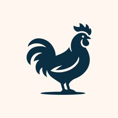 Chicken logo silhouette vector illustration 2