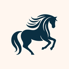 Horse logo silhouette vector illustration 2