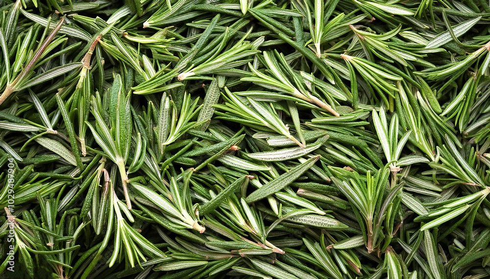 Wall mural a pile Rosemary plant texture background