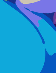 abstract background with untidy waves, banner. poster. illustration