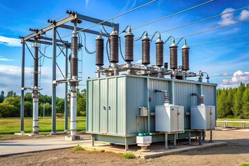 Power transformer supplying electricity to switchyard
