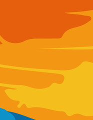 abstract background with untidy waves, banner, poster, illustration