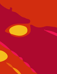 abstract background with untidy waves, banner, poster, illustration