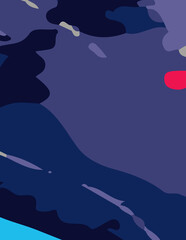 abstract background with untidy waves, banner, poster, illustration