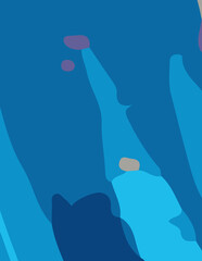 abstract background with untidy waves, banner, poster, illustration