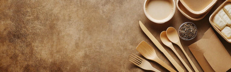 Wooden kitchen utensils on rustic burlap, perfect for cooking enthusiasts