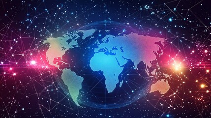 Global Network Connection with Earth as a Centerpiece