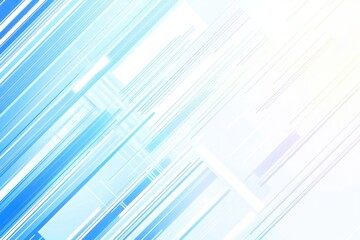 Light blue and white background, geometric lines pattern, technological style futuristic technological innovation Generative AI