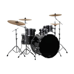 Professional Grade Black Drum Set