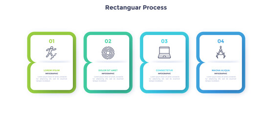 Obraz premium Modern Vector Infographic Banner