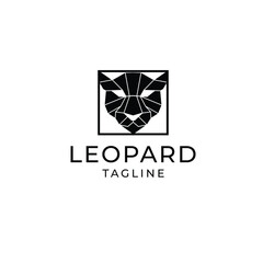Fototapeta premium Leopard, cheetah logo design,