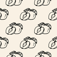 Peach Seamless backgrounds. Perfect for printing needs and other digital needs. Contemporary vector pattern