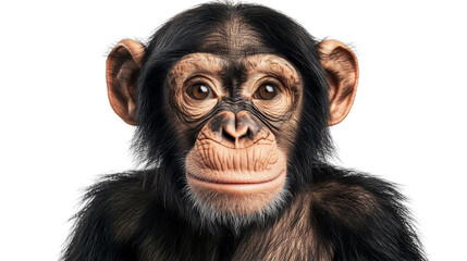 Naklejka premium Portrait of a Young Chimpanzee.
