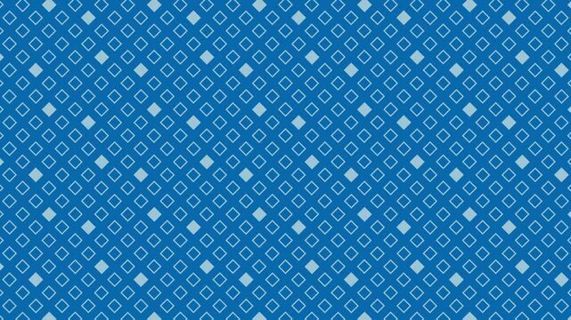 Seamless Loopable Rhombus Rectangle Pale Cerulean Color Shape Pattern on Green-Blue Color Background