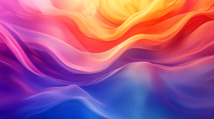 Energizing Gradient Background with Vivid Colors for Animated Designs and Presentations